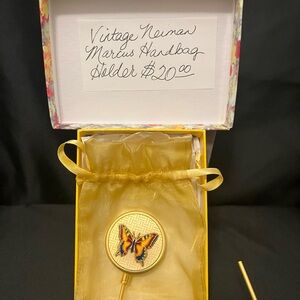 Vintage Neiman Marcus Butterfly Handbag Holder